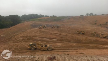 Landfill construction without survey stakes